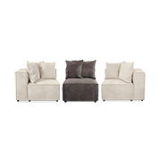 Modulaire gestoffeerde meubels