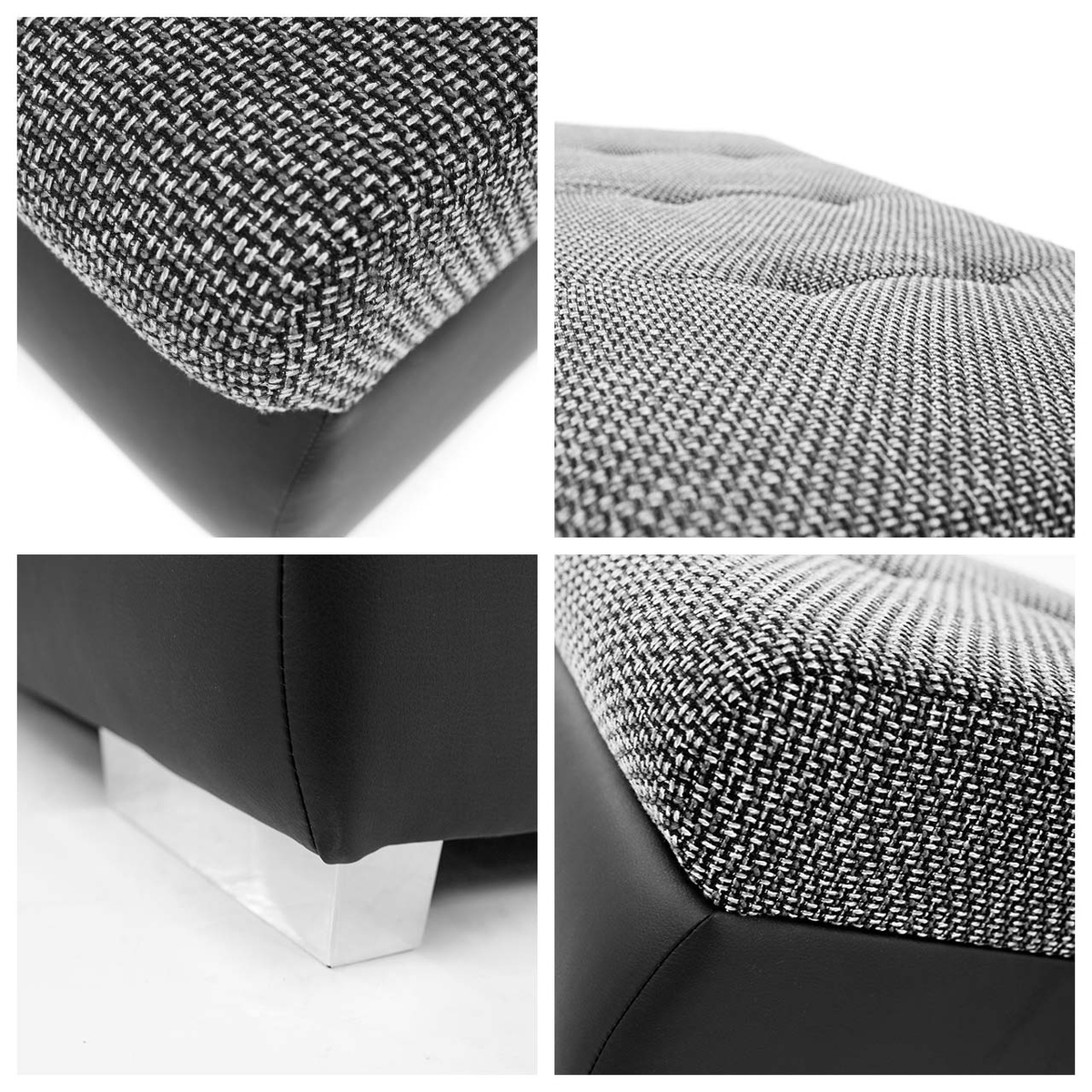 Gestoffeerde hocker Comfivo 123 (Soft 011 + Lawa 06)