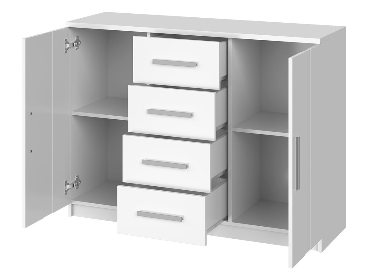 Slaapkamer set Catromi 122 (Wit + Soft Pik 011)