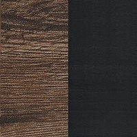 TV-meubel Dunfelu 104 (Klooster eik + Zwart eik)