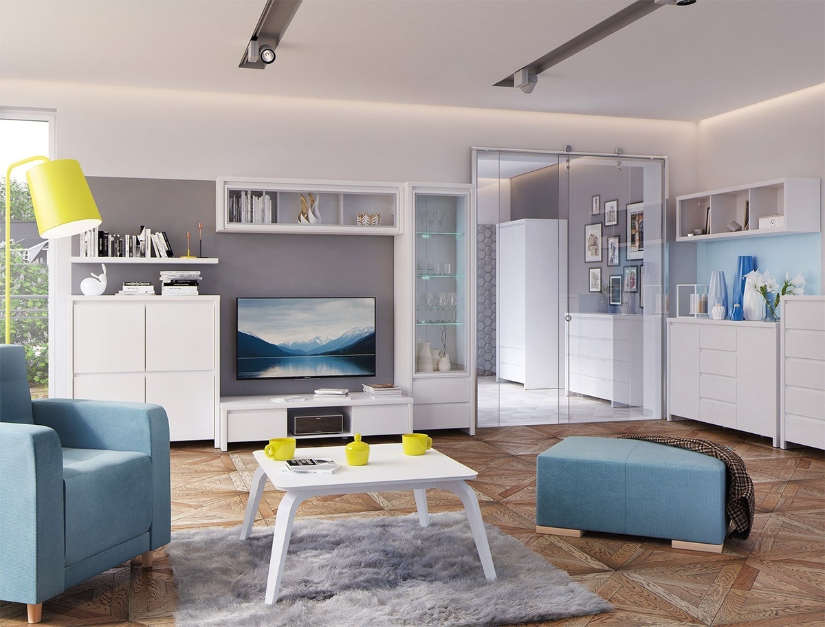 TV-meubel Nolroma 128 (Wit)