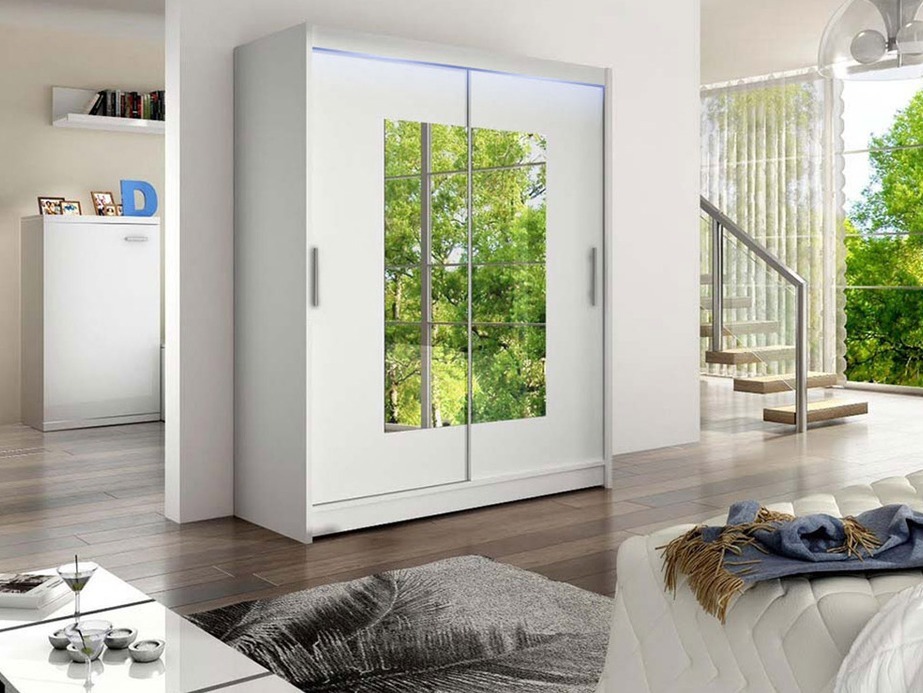 Kledingkast Closico 104 (Wit)