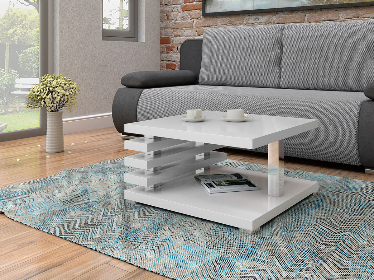 Salontafel Goodyear 122 (Glanzend wit)