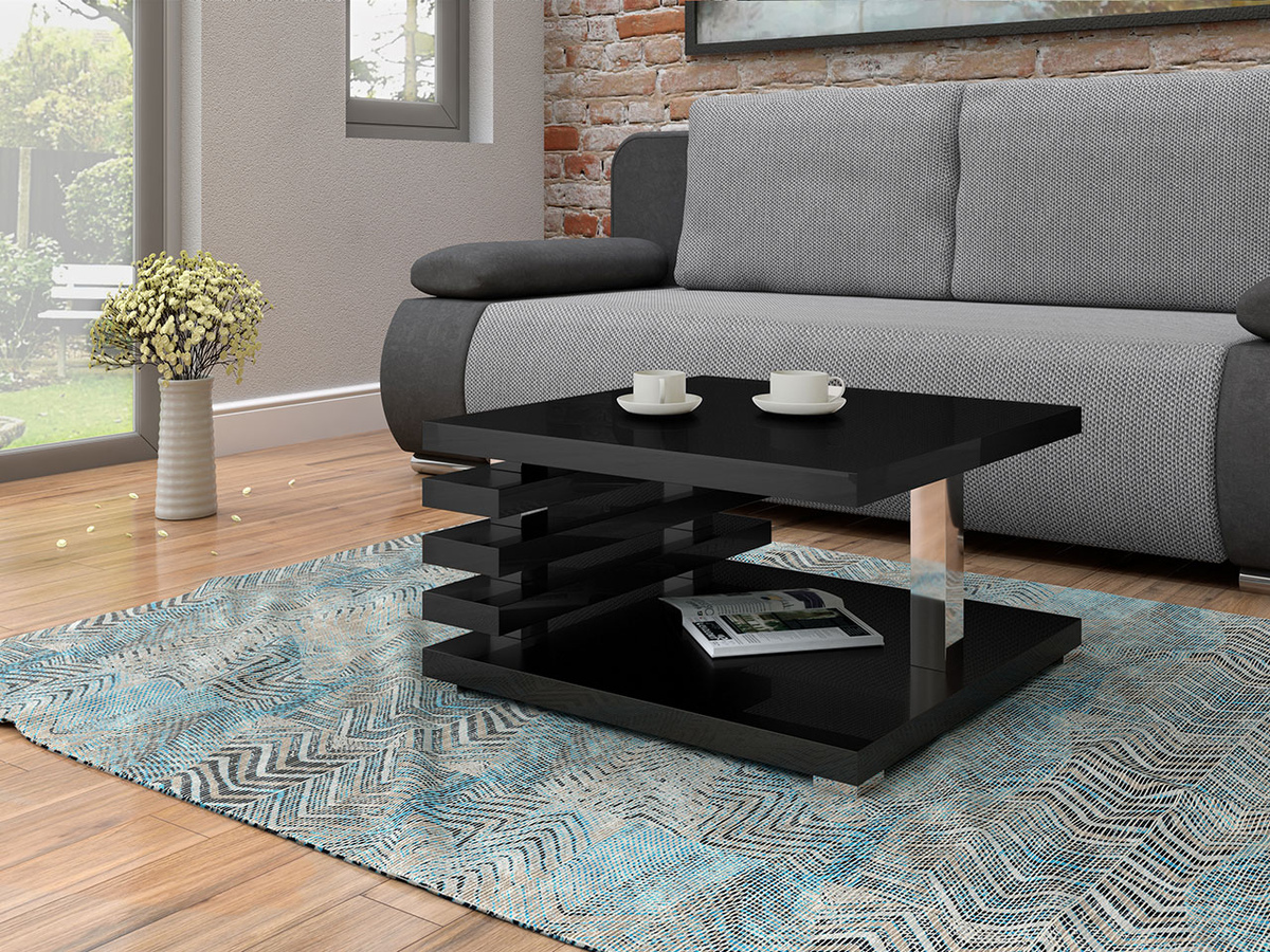 Salontafel Goodyear 122 (Glanzend zwart)