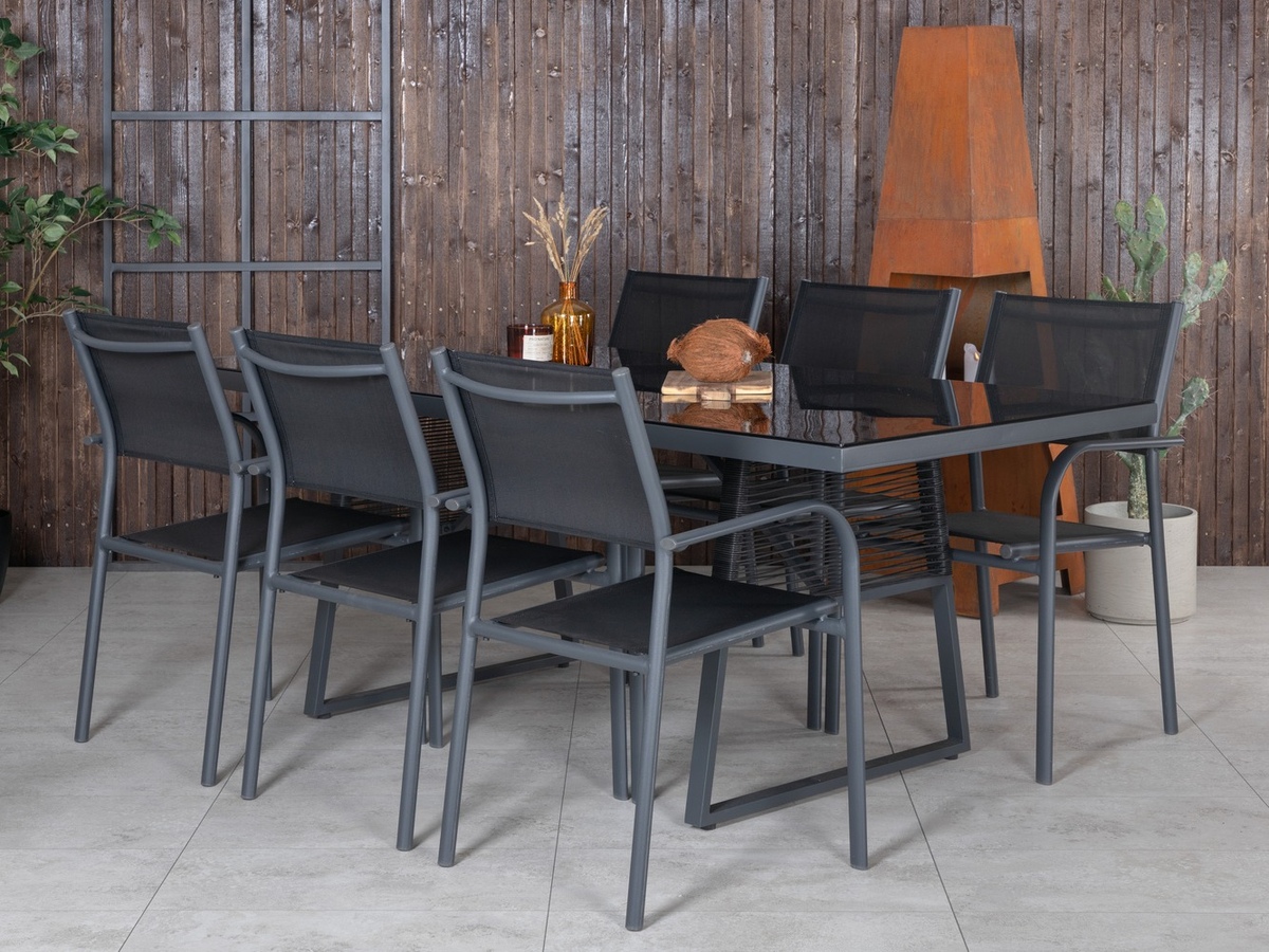Tafel en stoelen set Dallas 1048