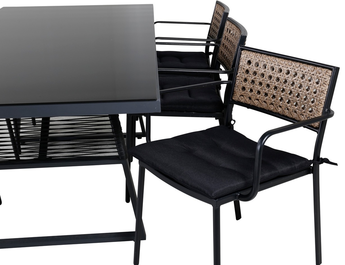 Tafel en stoelen set Dallas 1049