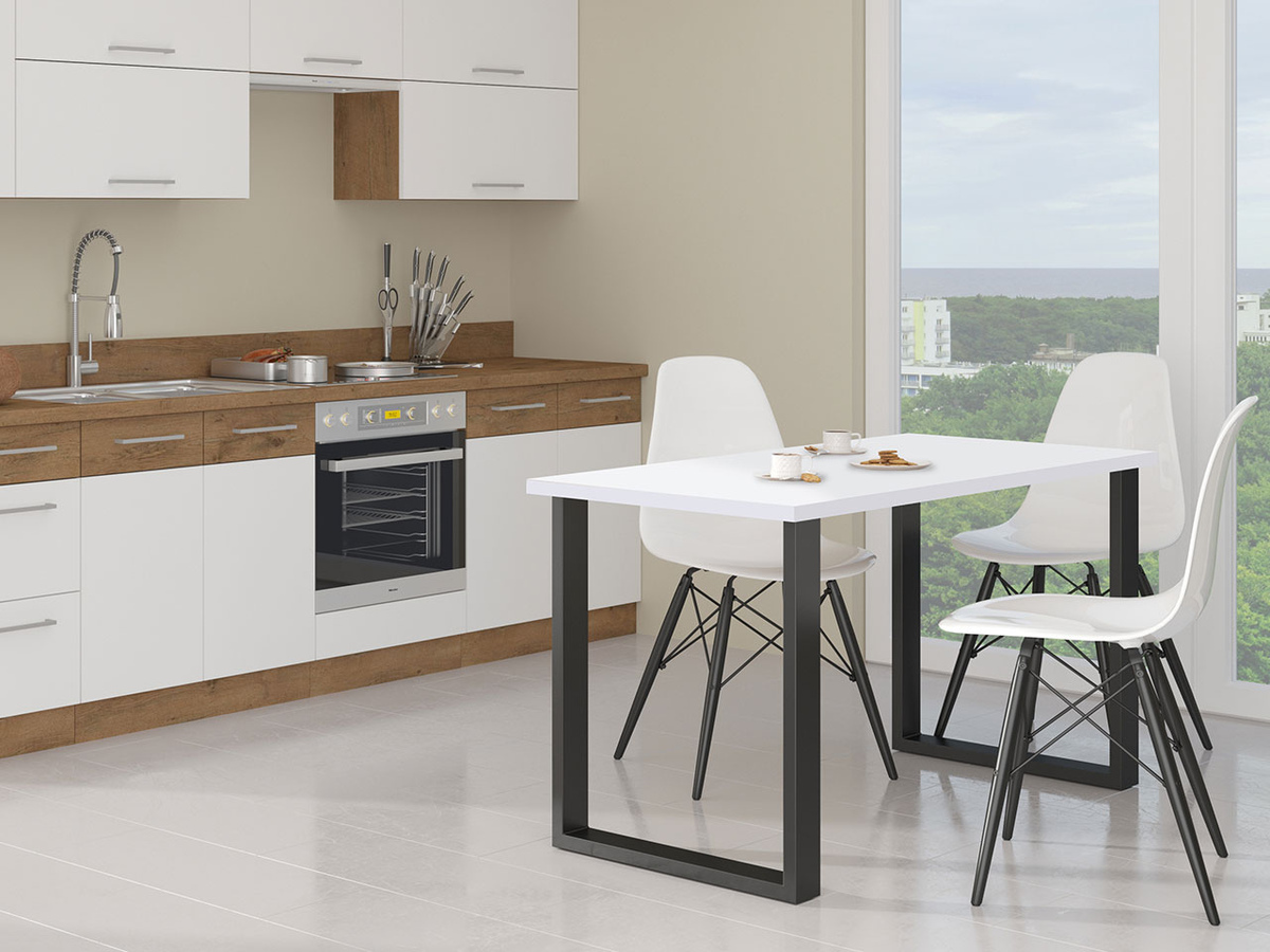 Tafel Tucson 138 (Wit + Zwart)