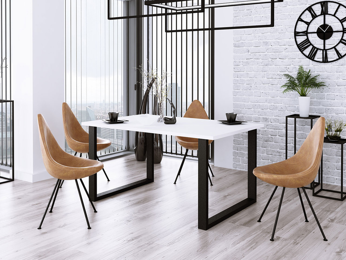 Tafel Tucson 139 (Wit + Zwart)