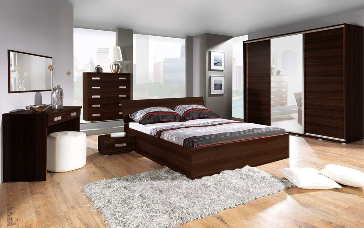 Slaapkamerset Elicavo 106 (Wengé)