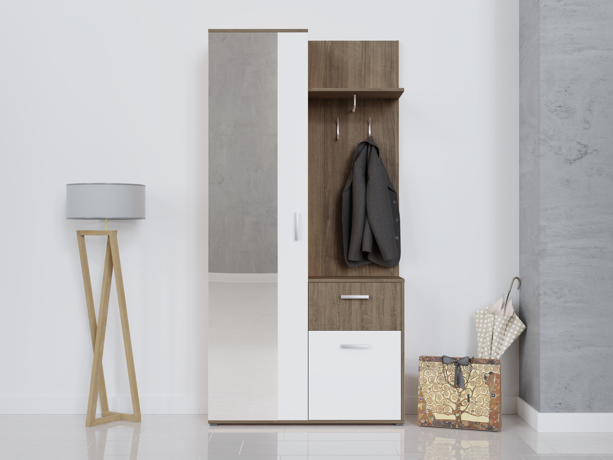 Gangmeubelset Stanton 103 (Truffel + Wit)