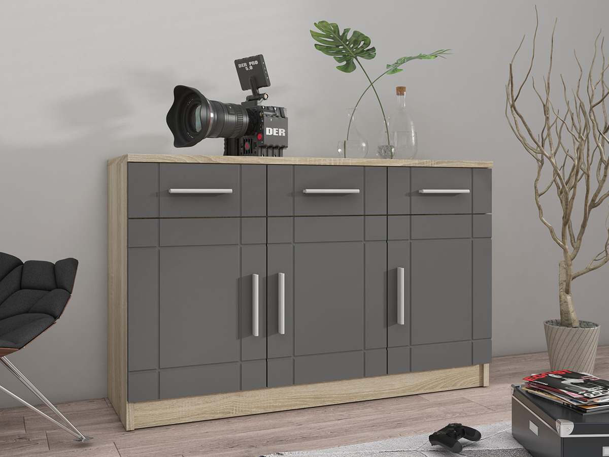 Ladekast Tucson 145 (Sonoma eik + Grafiet)