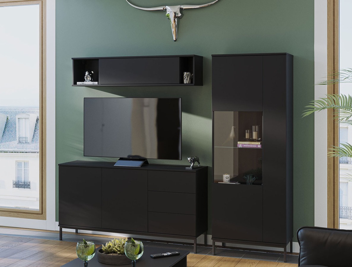 Ladekast Lomsore 104 (Zwart)