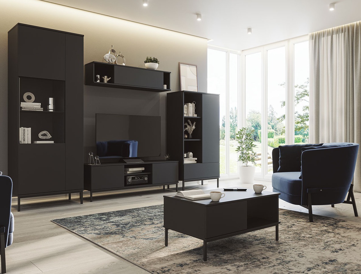 TV-meubel Lomsore 101 (Zwart)