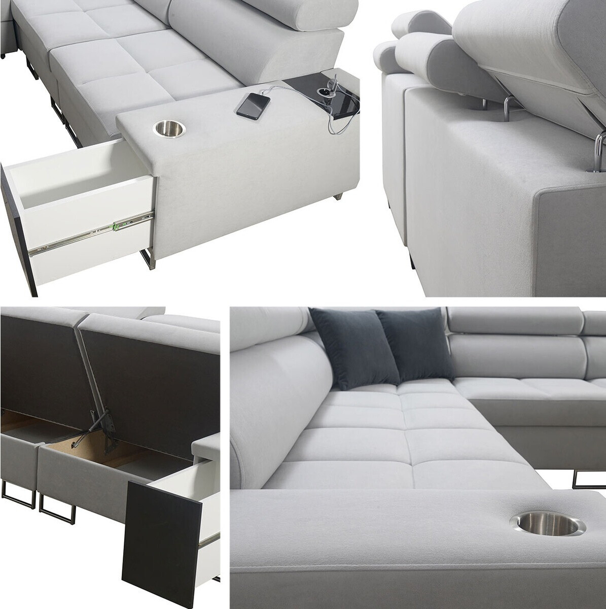 Hoekbank Pearland 110 (Sawana 14 + Sawana 84)