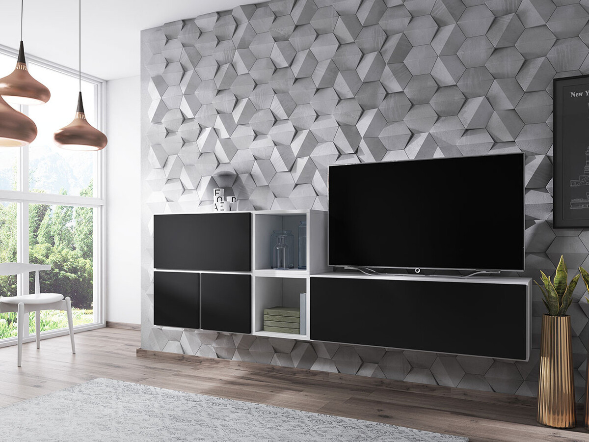 Wandkast Corbele 104 (Zwart)