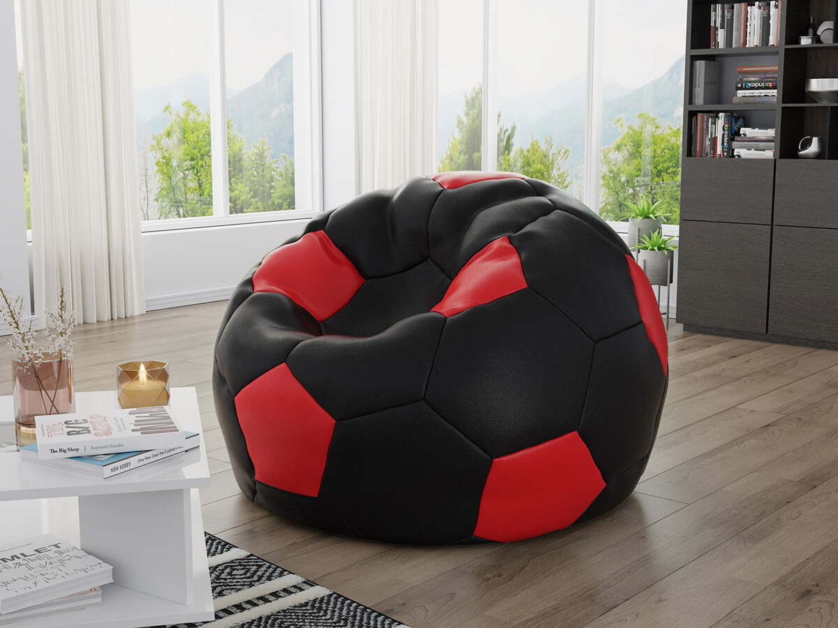 Zitzak Comfivo 287 (Zwart + Rood)