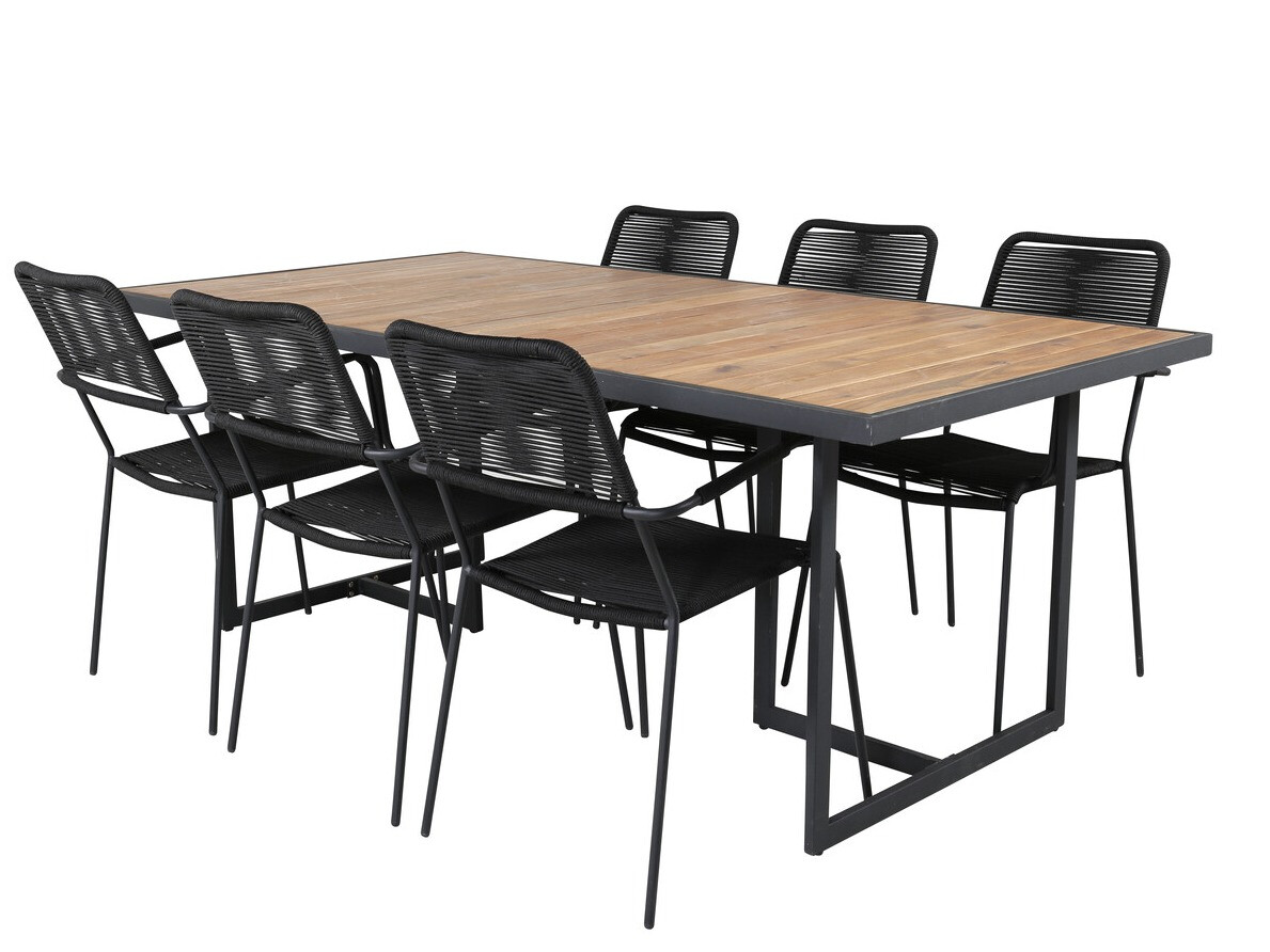 Tafel en stoelen set Dallas 2904