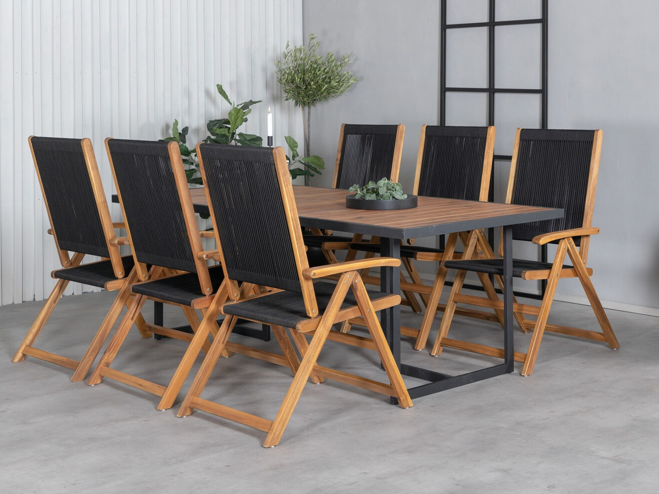 Tafel en stoelen set Dallas 2905