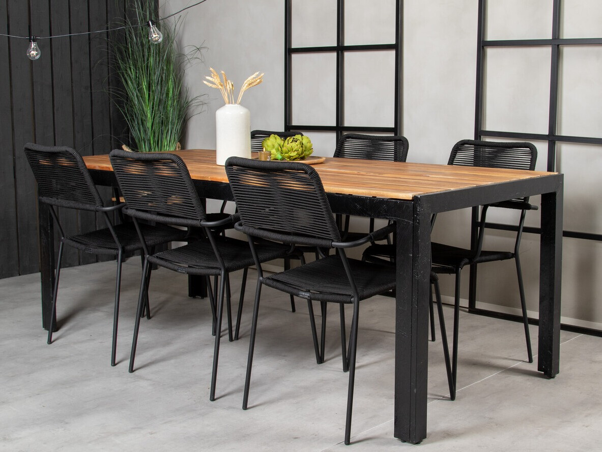 Tafel en stoelen set Dallas 2906