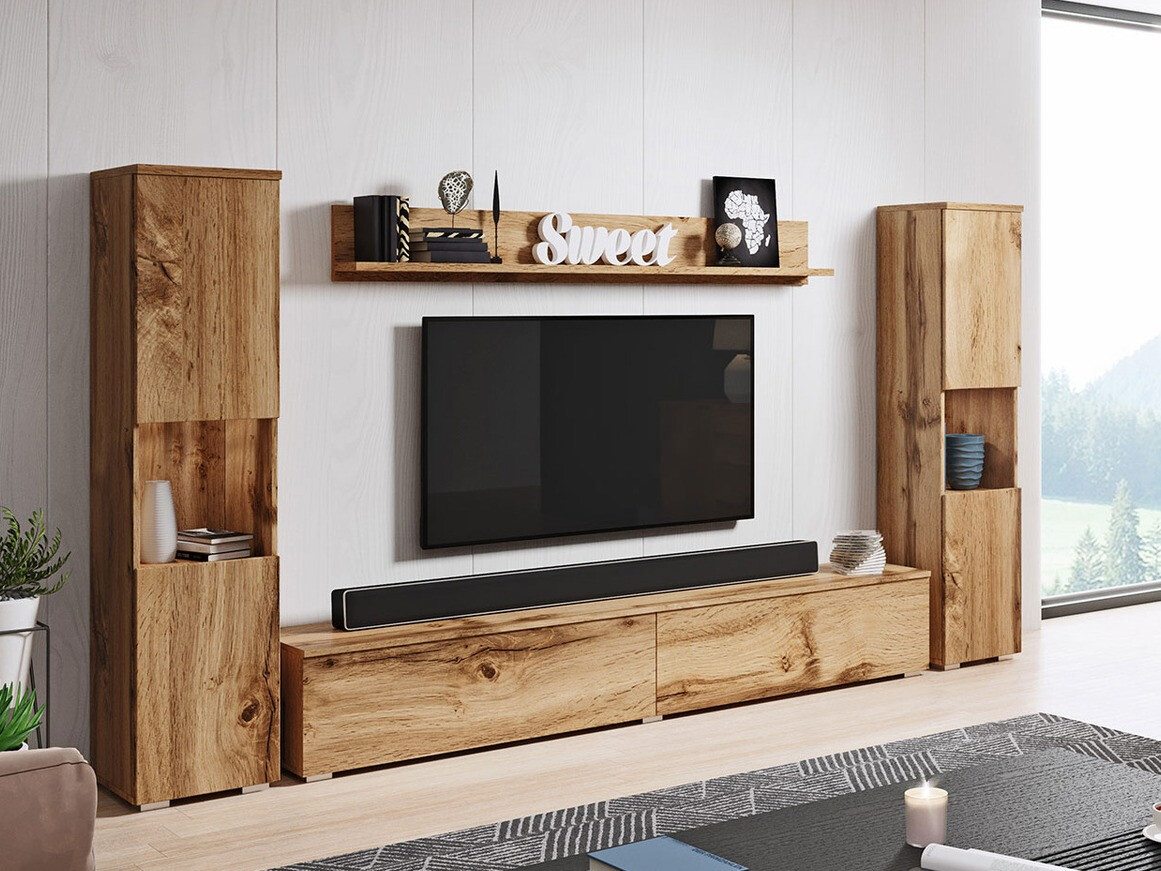 Woonkamerset Sarasota 131 (Wotan eik)