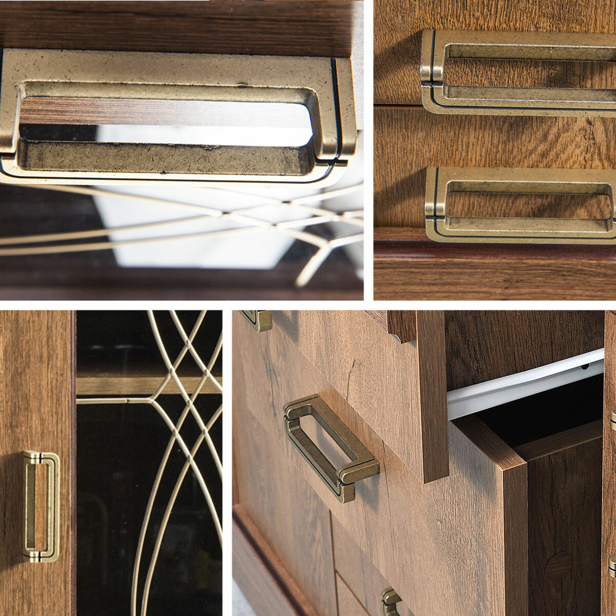 Boekenkast Lircava 107 (Verouderd eiken)