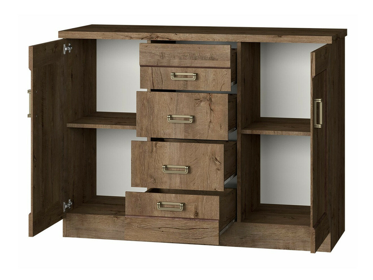 Ladekast Lircava 104 (Verouderd eiken)