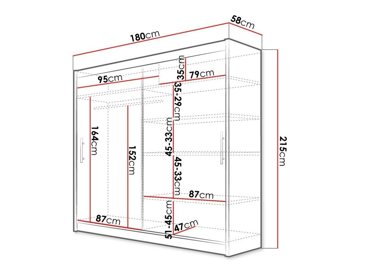 Kledingkast Closico 100 (Sonoma eik)