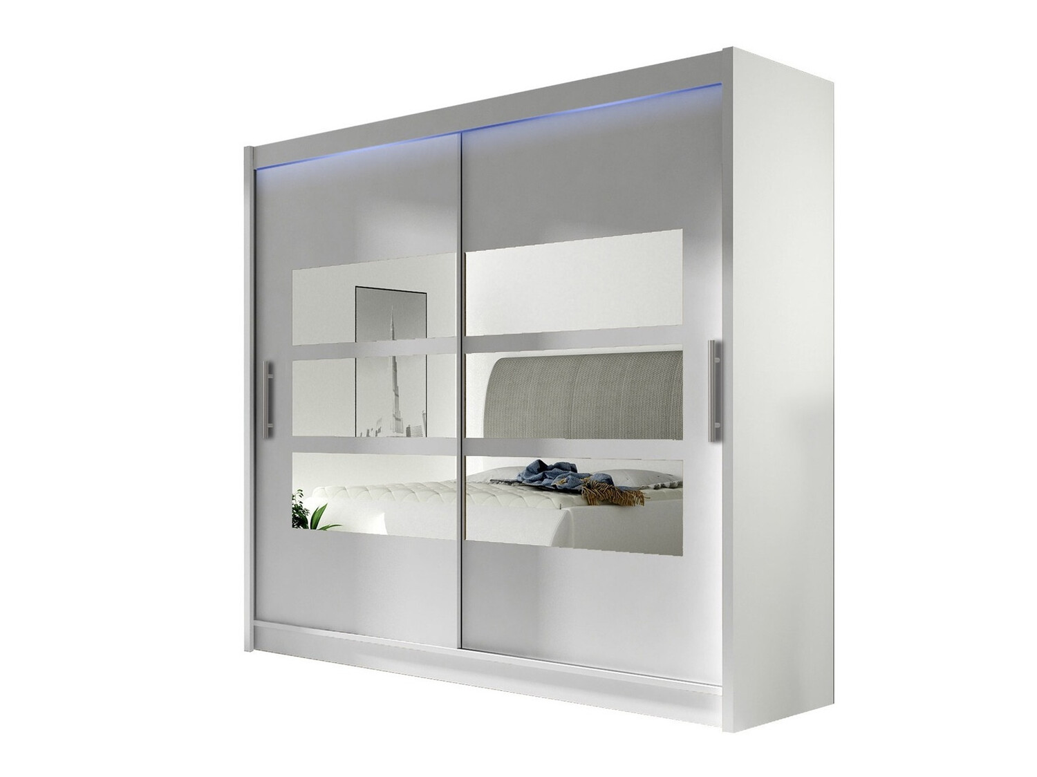 Kledingkast Closico Pallor III (Wit)