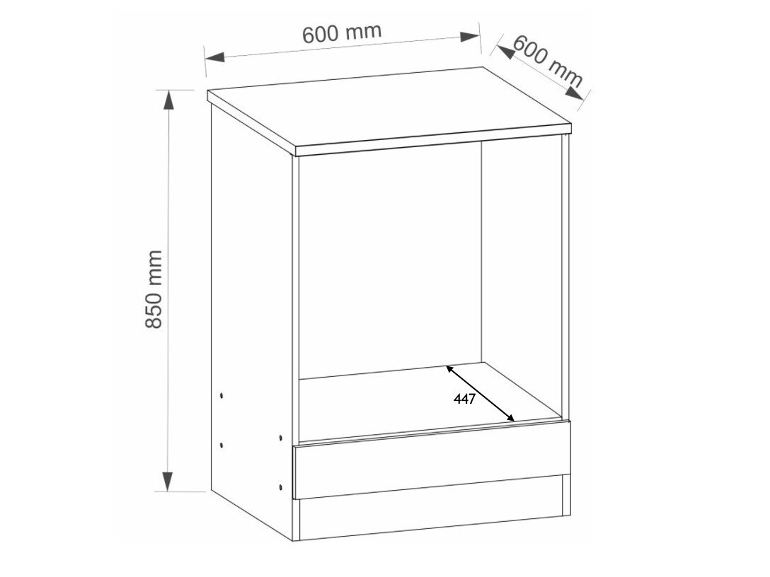 Modulaire kast voor inbouwapparatuur Eli Light 104