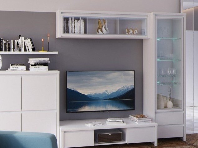 Wandplank Nolroma 136 (Wit + Mat wit)