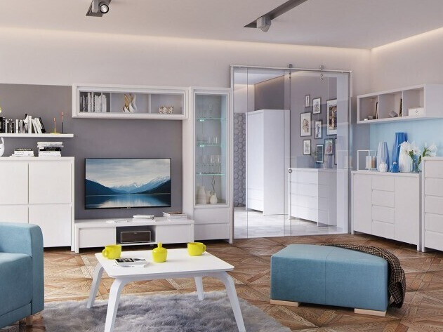 Wandplank Nolroma 136 (Wit + Mat wit)