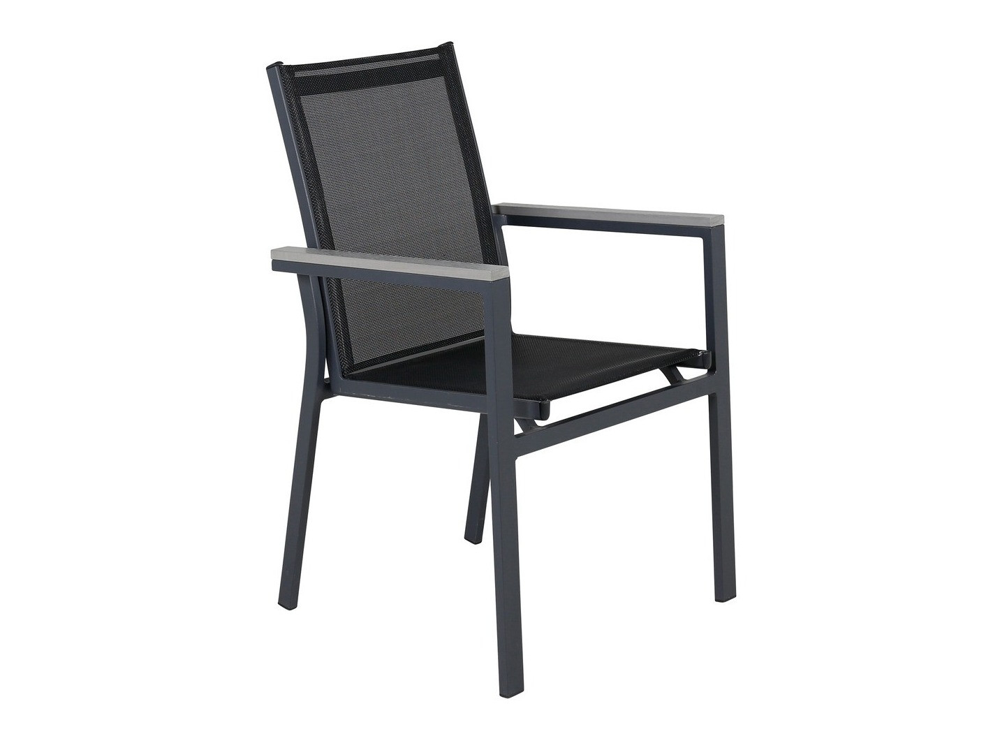 Buitenstoel Dallas 2775 (Zwart + Grijs)