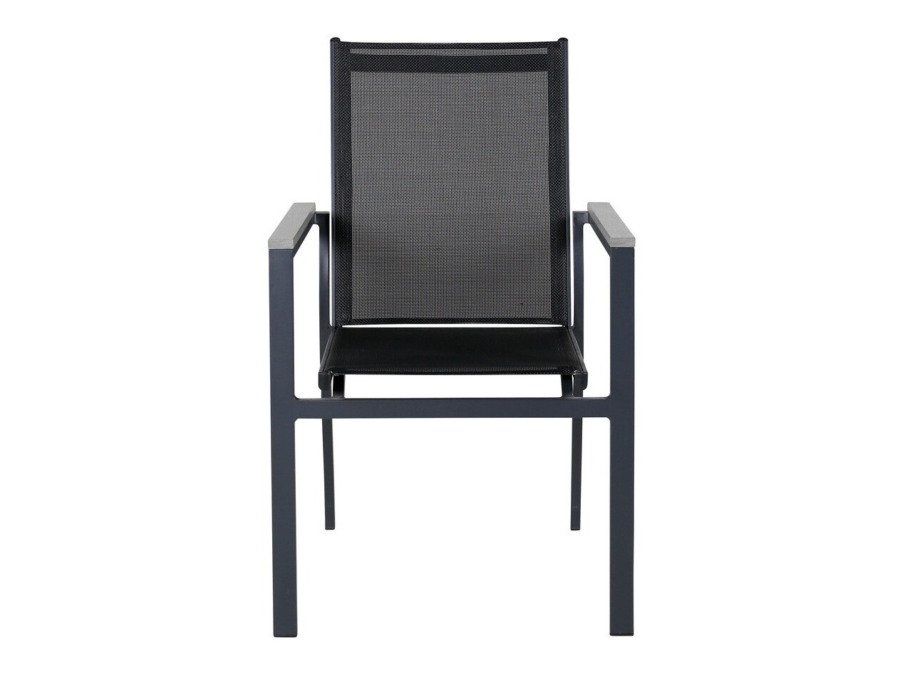 Buitenstoel Dallas 2775 (Zwart + Grijs)