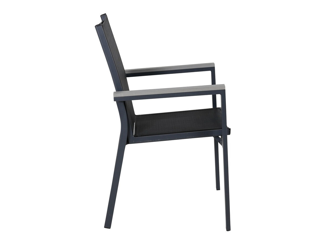 Buitenstoel Dallas 2775 (Zwart + Grijs)
