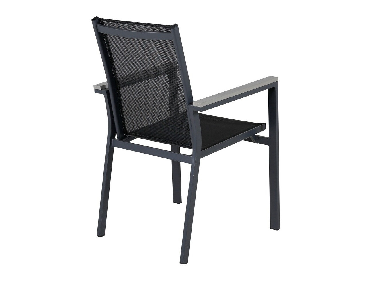 Buitenstoel Dallas 2775 (Zwart + Grijs)