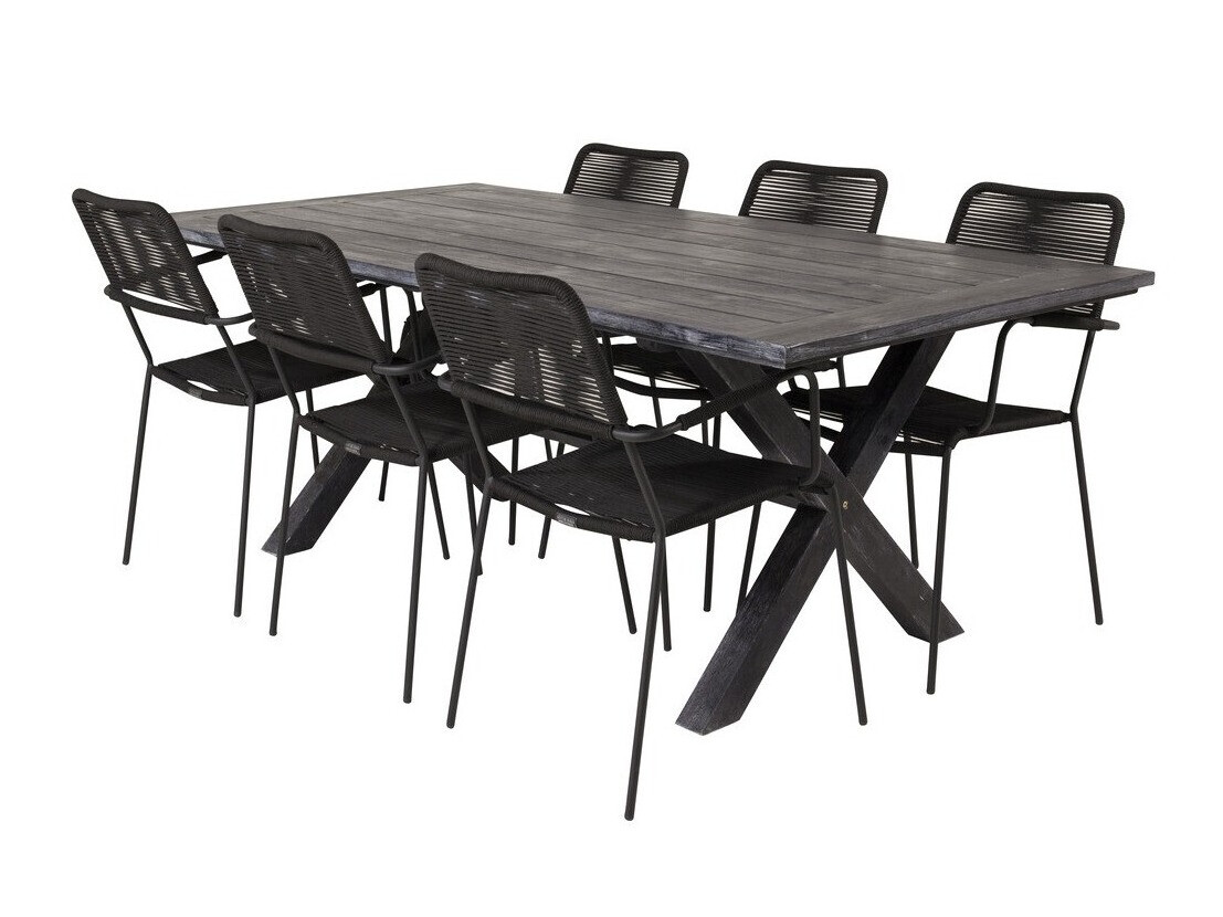 Tafel en stoelen set Dallas 2872