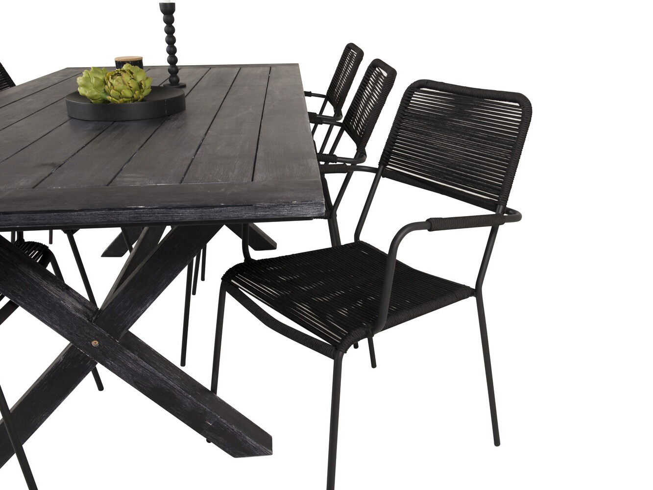 Tafel en stoelen set Dallas 2872
