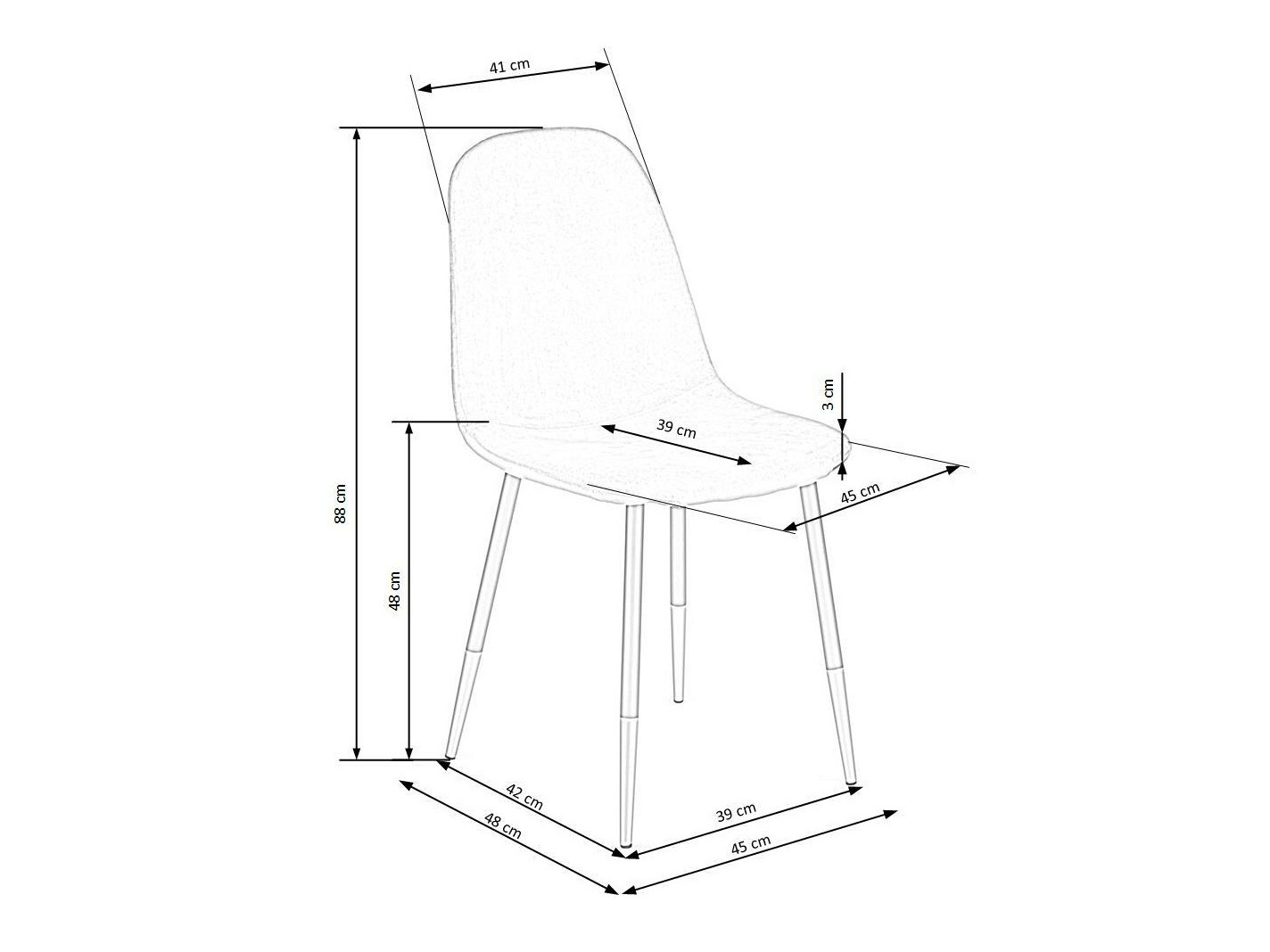 Stoel Houston 743 (Donkergroen)