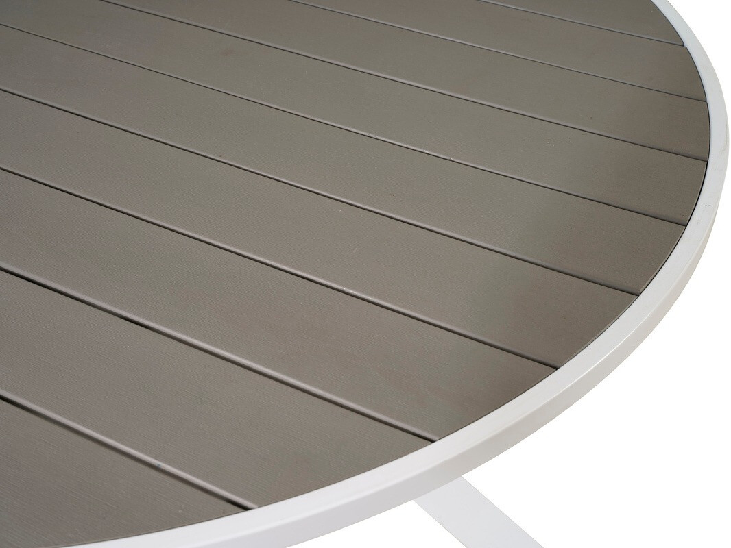 Outdoor tafel Dallas 2153 (Grijs + Wit)