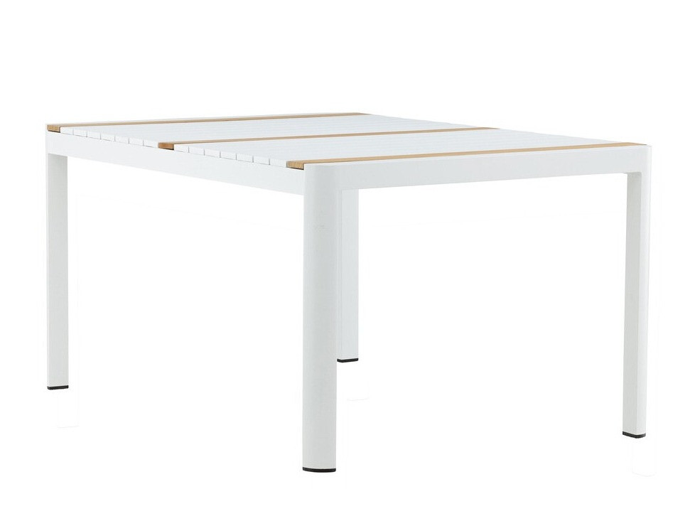 Outdoor tafel Dallas 2828 (Wit + Bruin)