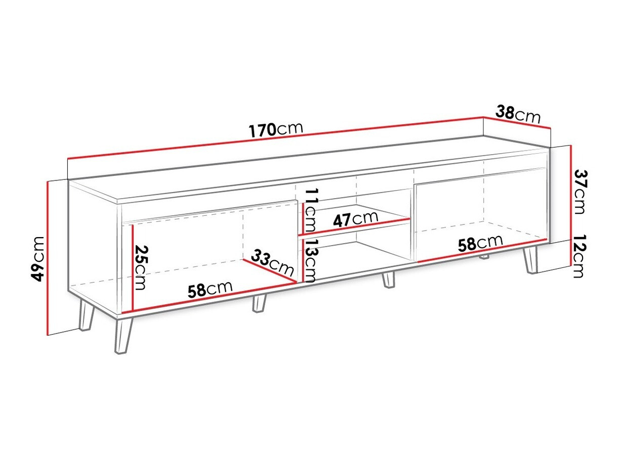 TV-meubel Melevara 103