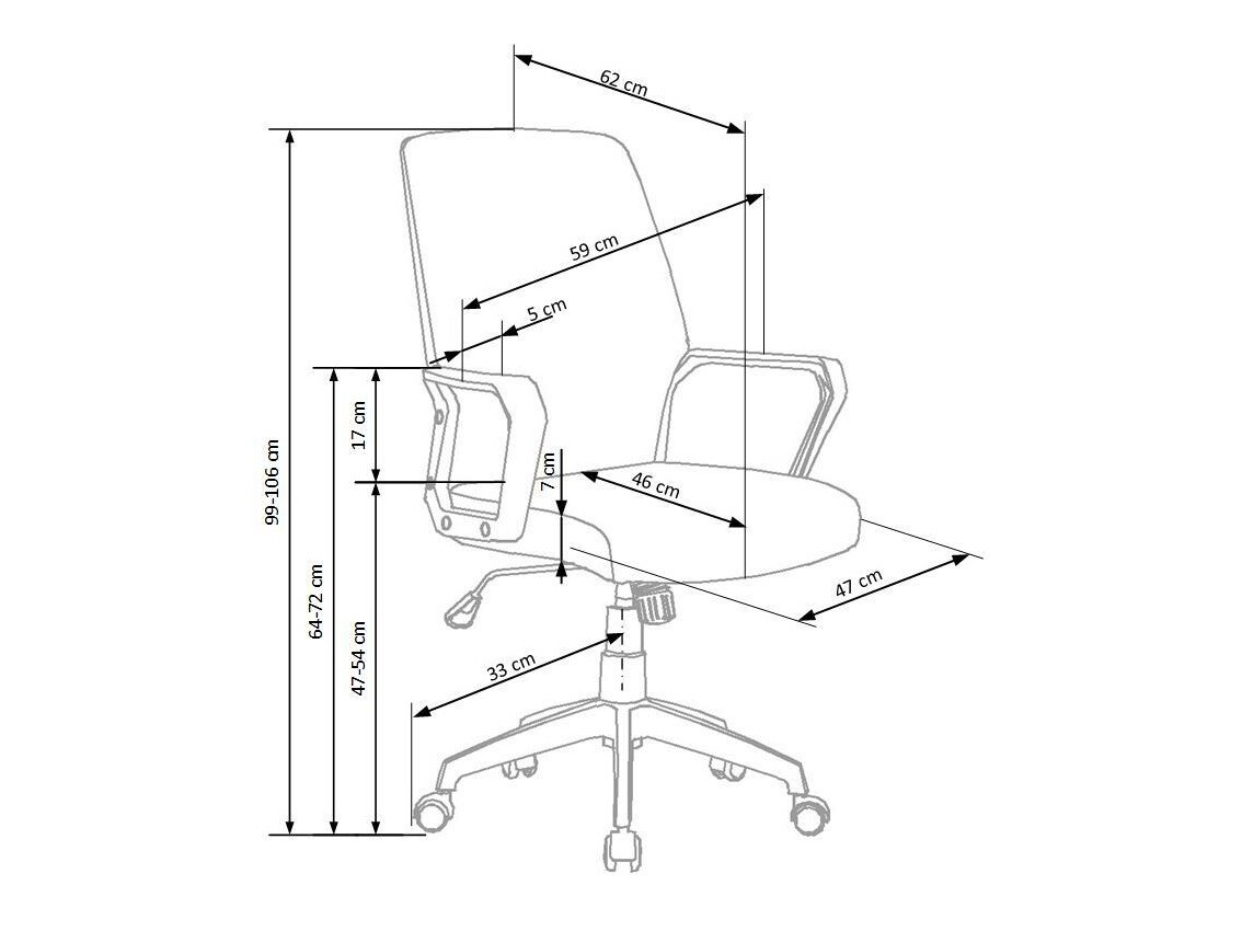 Bureaustoel Houston 1092