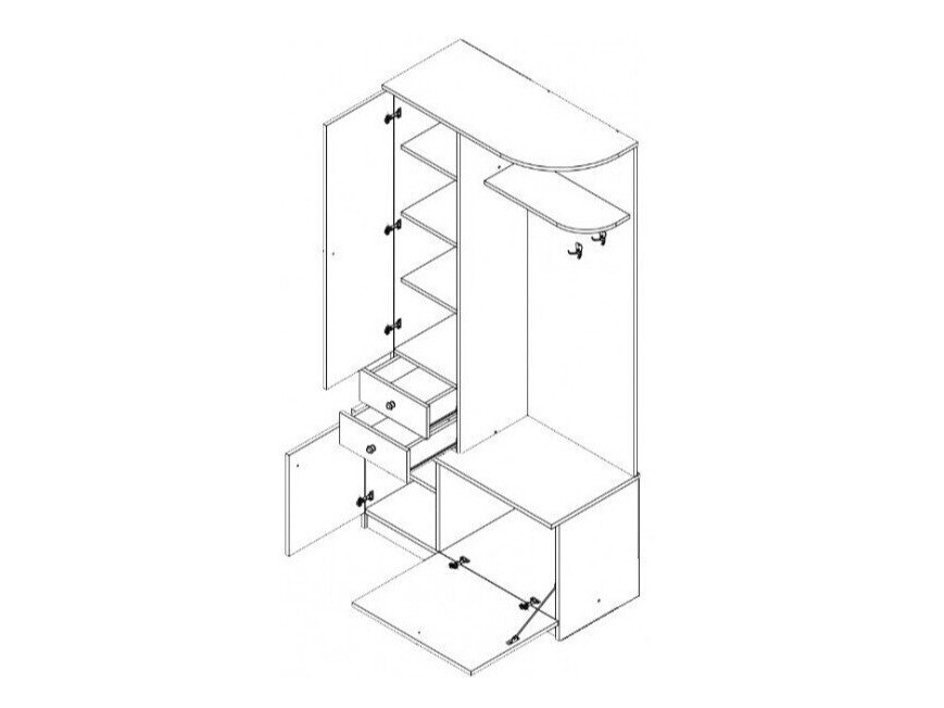 Gangmeubelset Murrieta 116 (Sonoma eik)
