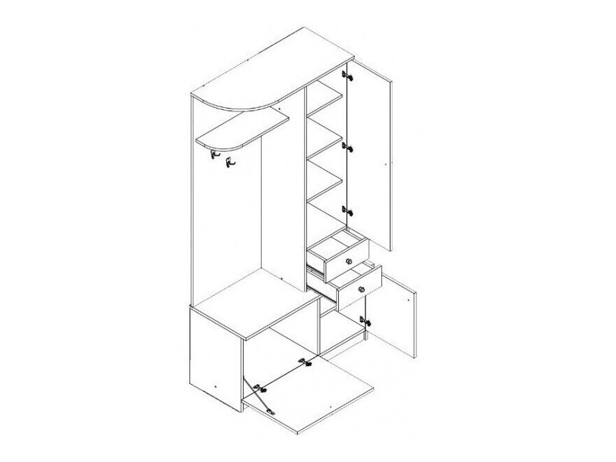 Gangmeubelset Murrieta 116 (Sonoma eik)
