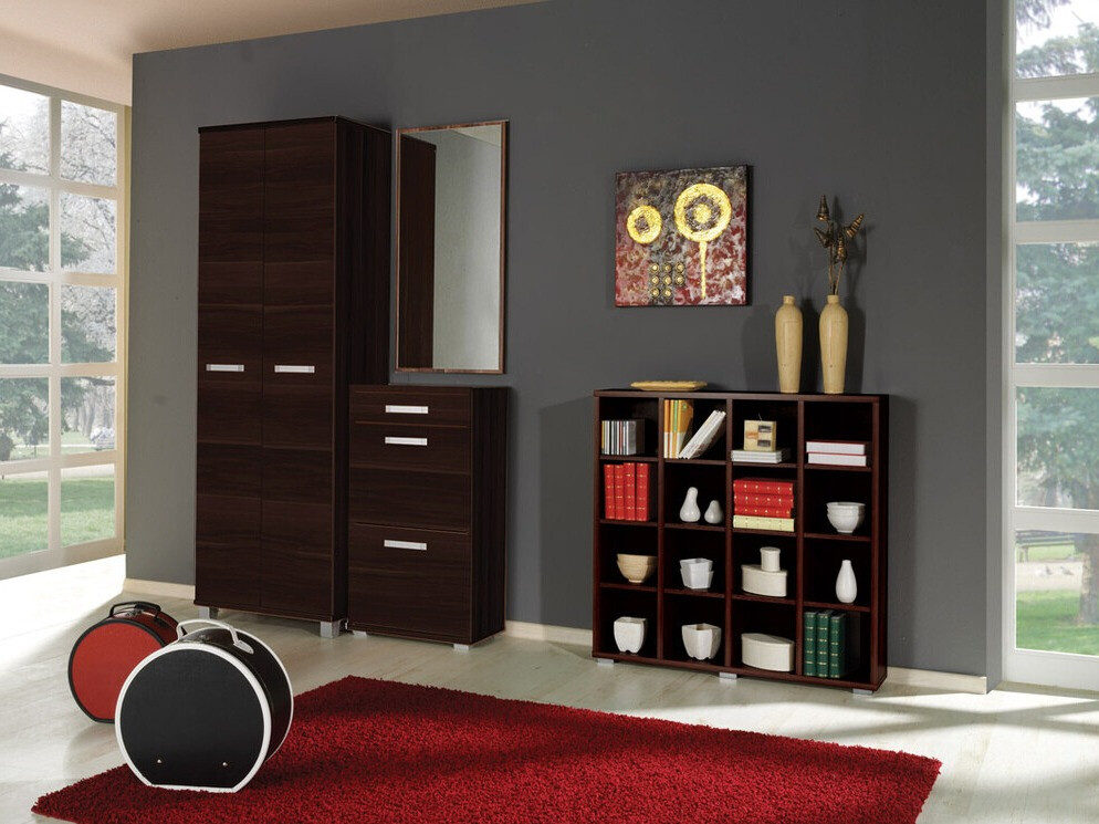 Kledingkast Cirevau 117 (Wengé)