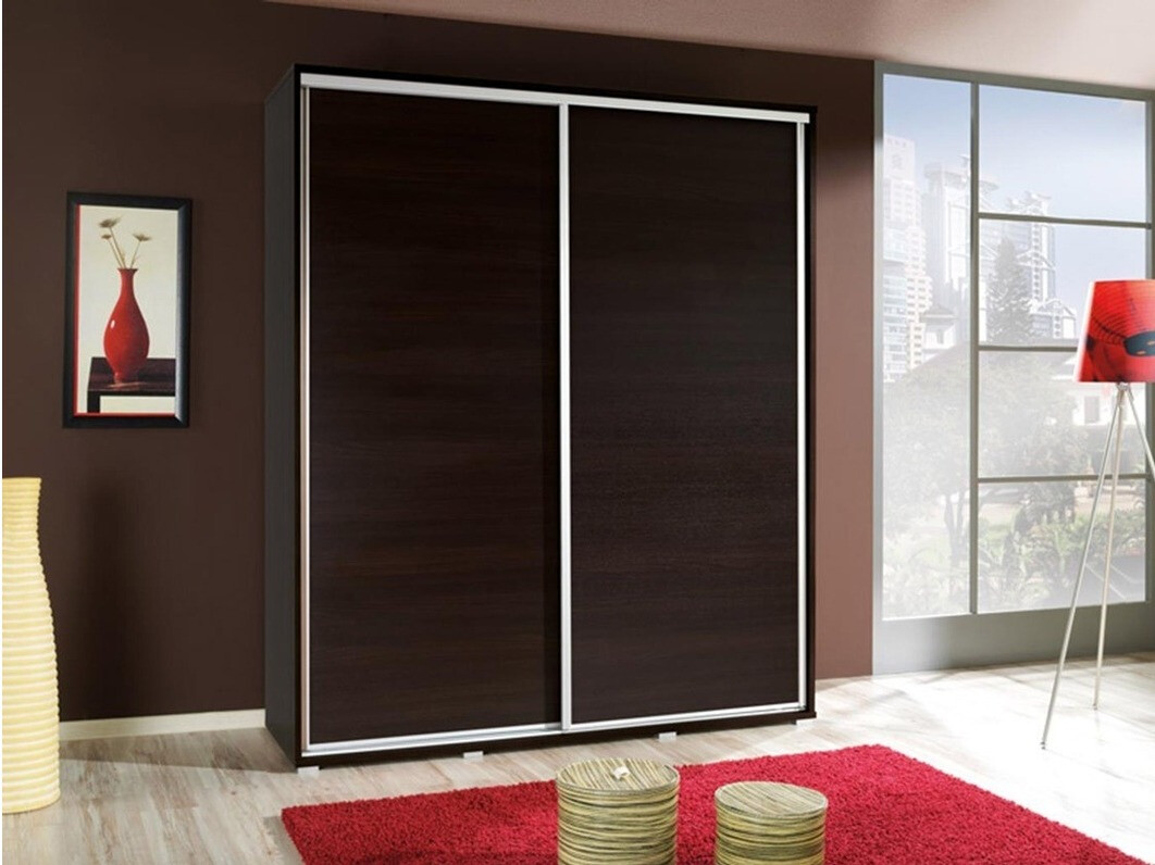 Kledingkast Murrieta 100 (Wengé)