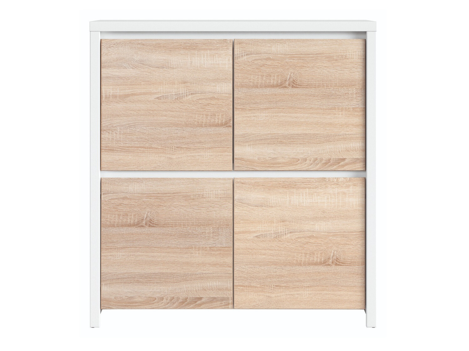 Dressoir Nolroma 104 (Wit + Sonoma eik)