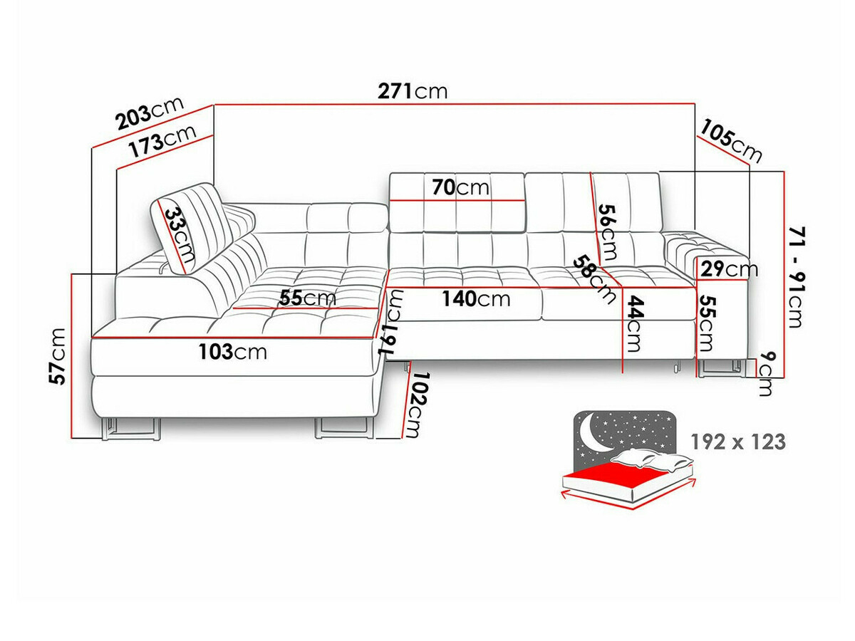 Hoekbank Comfivo 247 (Abriamo 04)