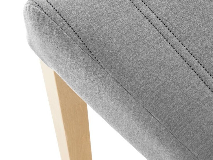 Stoel Houston 1216 (Lichtgrijs + Licht hout)