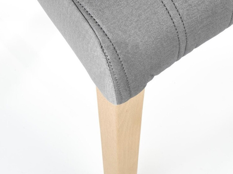 Stoel Houston 1216 (Lichtgrijs + Licht hout)